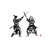 Touching Swords II by Péchane - Print on Canvas-410683227-410683226