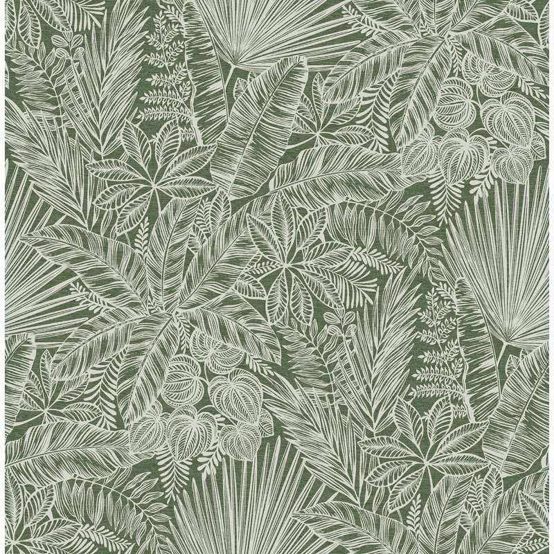 Vita Sage Botanical Wallpaper, Green