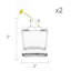 Petits petits vases à fleurs - vases à bourgeons en verre transparent, ensemble de 10 - Centres de table rustiques mignons pour mariage, événements et maison - Qualité supérieure, conçus pour durer