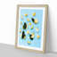 Mint Lime Pineapple and Apple - Picture Frame Graphic Art Print-55733570-55733571