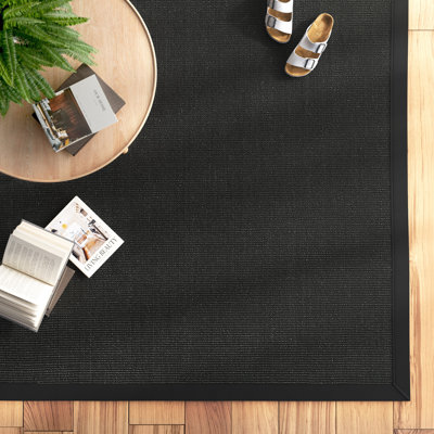 Essie Sisal Black Rug