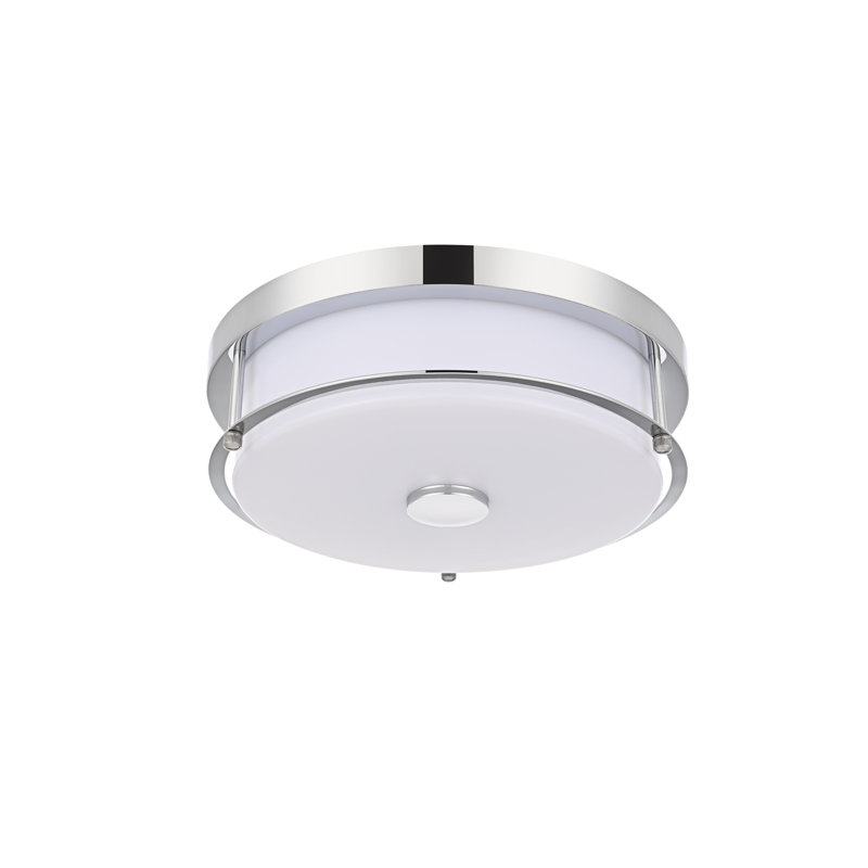 Ashok 12 inch LED Flush Mount , Chrome