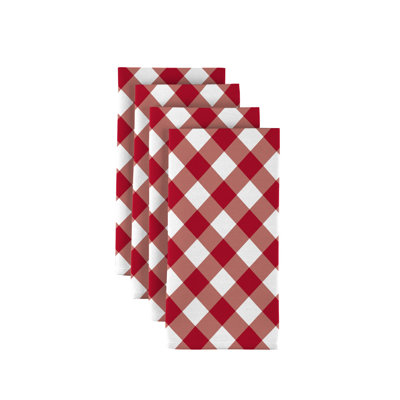 Polyester Gingham Square Napkin