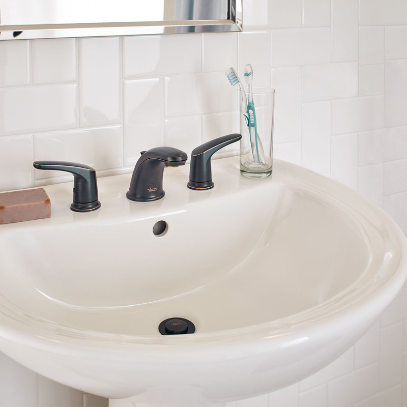 Colony Pro Bathroom Faucet with Drain Assembly, Legacy Bronze, With 50/50 Drain