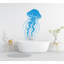 Adhésif décoratif méduse - animal marin en vinyle, décoration de salle de bain art 289DRE-2143074966-2143074975