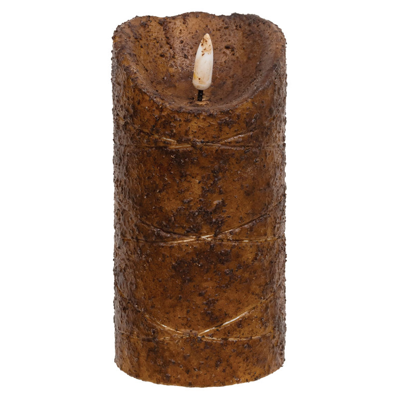Unscented Flameless Candle with Wax Holder