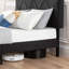 Lit plateforme tapissier Roheel avec capitonnage Diamond Channel-839317712-839317715