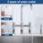 Brass 2-Handle Bridge Kitchen Faucet With Brass Side Sprayer 4-Hole Deck Mount Kitchen Faucet-112128071