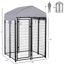 Grand chenil pour chiens recouvert pour l'extérieur-92561314-112214391