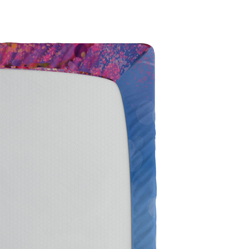 Microfiber Floral Fitted Sheet, Full Fitted Sheet