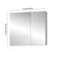 Armoire à pharmacie murale en bois d'ingénierie l 30 po x H 26 po à fixation murale pour salle de bain 2 en 1 avec maquillage et rangement pour dentifrice exfoliants