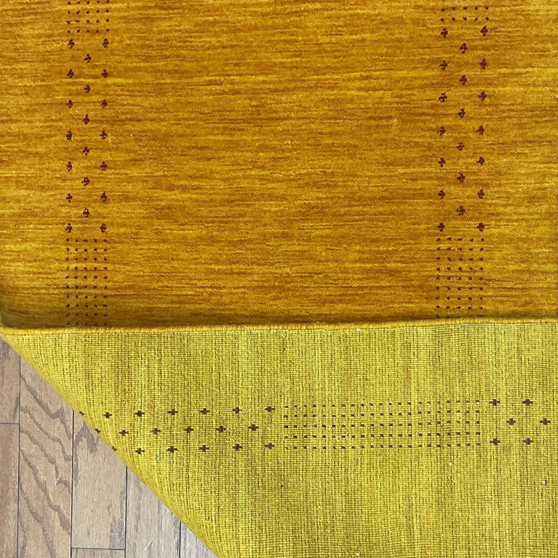  Handmade Modern Gabbeh Wool Rug, Tapis de couloir 2 pi 6 po x 10 pi