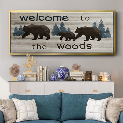 Bears Welcome - toile encadrée