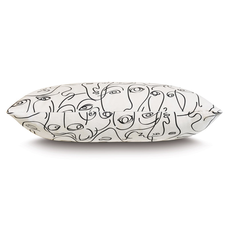 Housse et insert de coussin décoratif Boutique Noam, Rectangle H 13 po x l 22 po