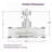 14'' Ceiling Fan with LED Lights
