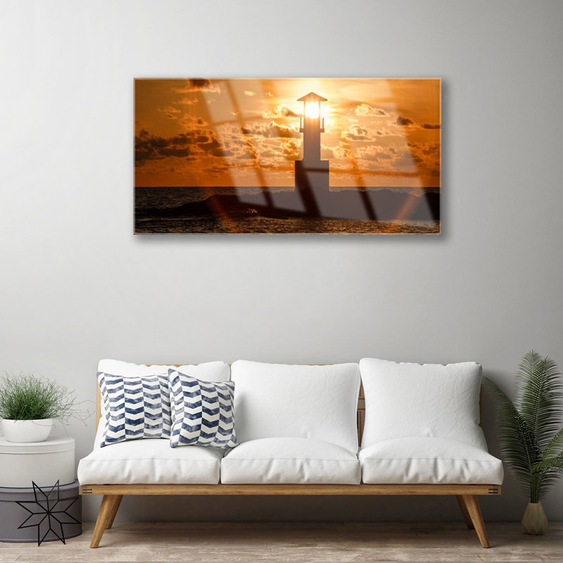 Architecture Lighthouse - No Frame Print on Glass