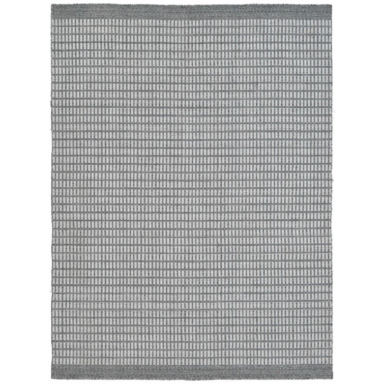Meraki 02 Rectangle Area Rug in Grey Stone/Ivory