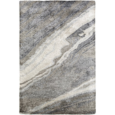 Mcduffy Hand Tufted Viscose Indoor Rug