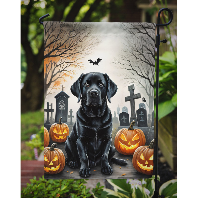 Drapeau de jardin en polyester double face H 15,5 po x l 11,25 po
