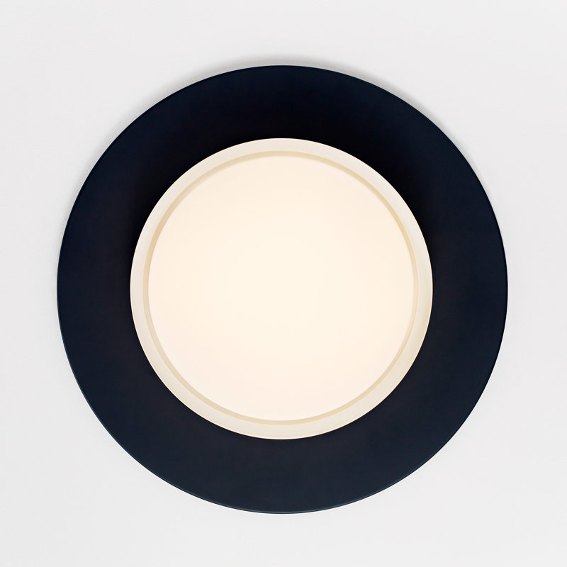 Sen 1 - Light LED Flush Mount, Nightshade Black