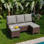 Ensemble de conversation modulaire en osier avec repose-pieds pour 3 personnes-1478456611-1478456615