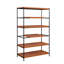 Bibliothèque à 6 tablettes Honey Oak