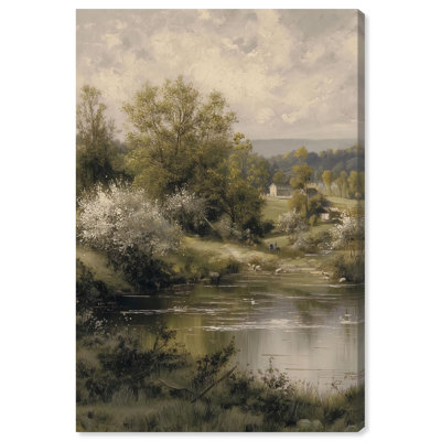 "Still Waters", impression sur toile par Art Remedy, tendue avec châssis, 16 x 24