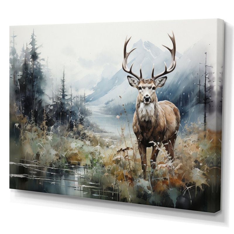 Alaska Frozen Silence sur toile, H 30 po x l 40 po x P 1,5 po, Toile tendue