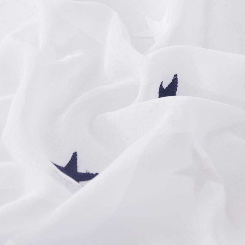 Eliga Sheer Pair, Navy Blue, Width 140 x Drop 229cm