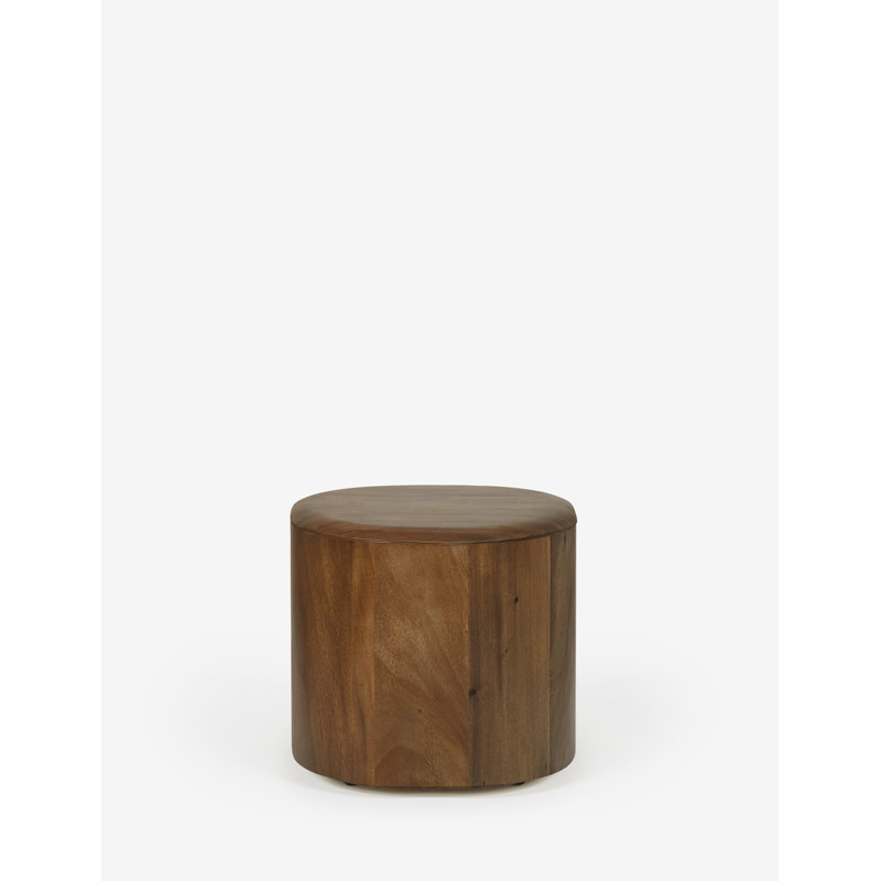 Table de bout ronde Kode, Noyer