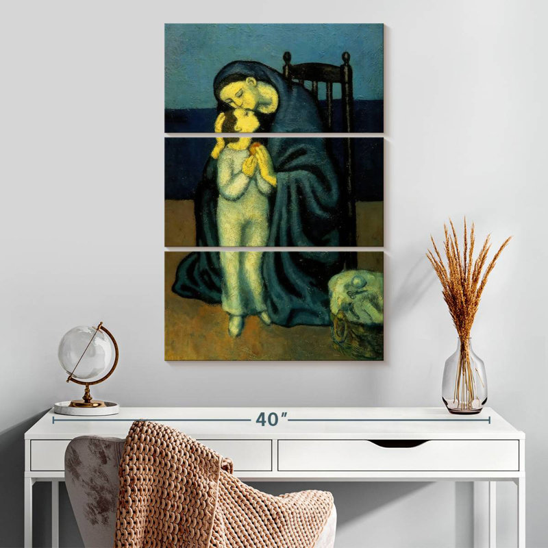 Mère et enfant, 1901, H 32 po x l 20 po