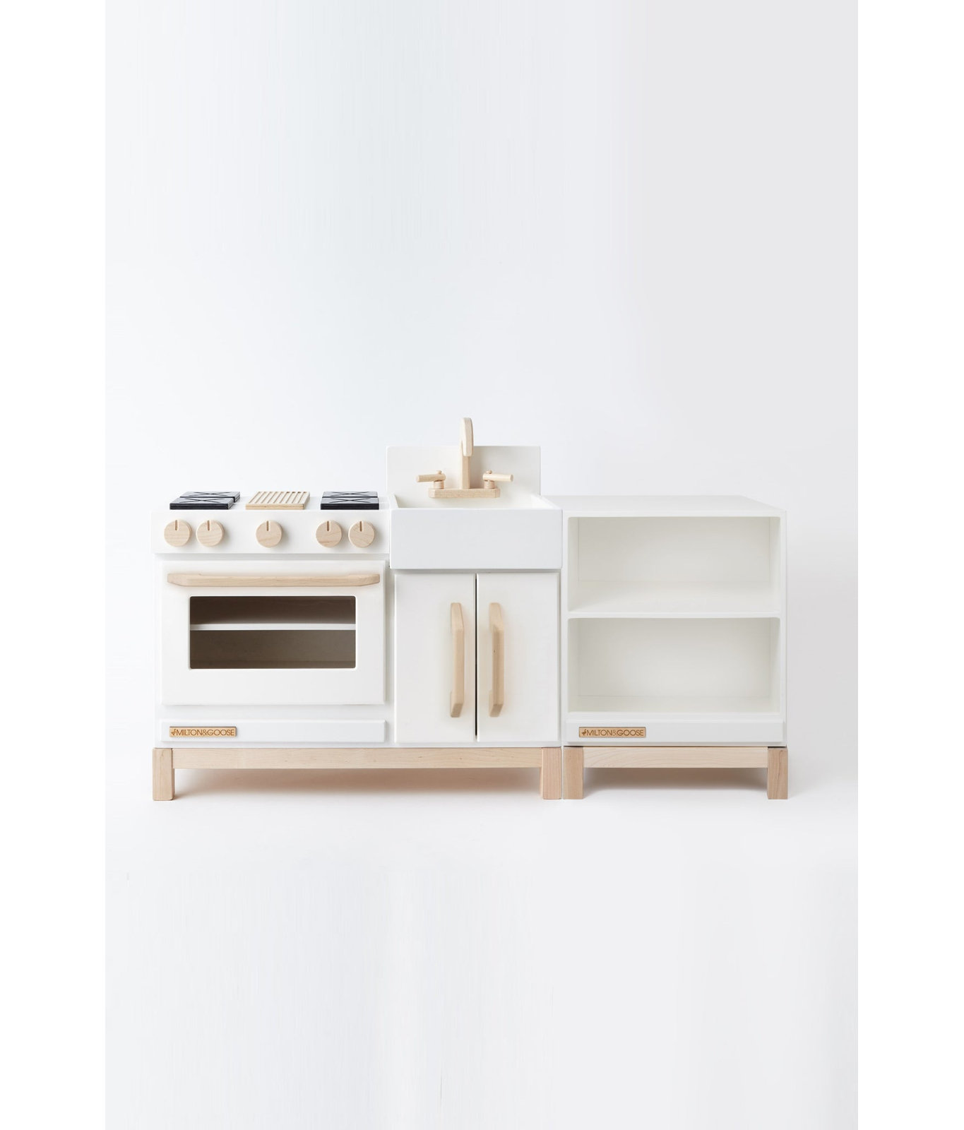 Essential Wooden Play Kitchen Countertop, White