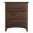 Solid Wood 3-drawer Nightstand In Walnut-525640183