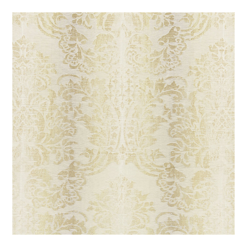 Merchante Sorrento Cotton Blend Damask Fabric, Parchment