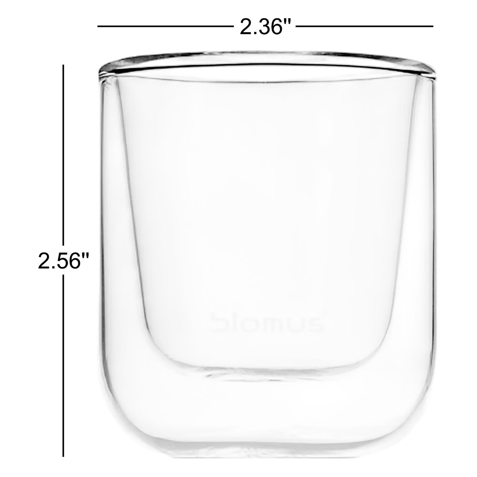 Nero Insulated Glass Espresso Cup