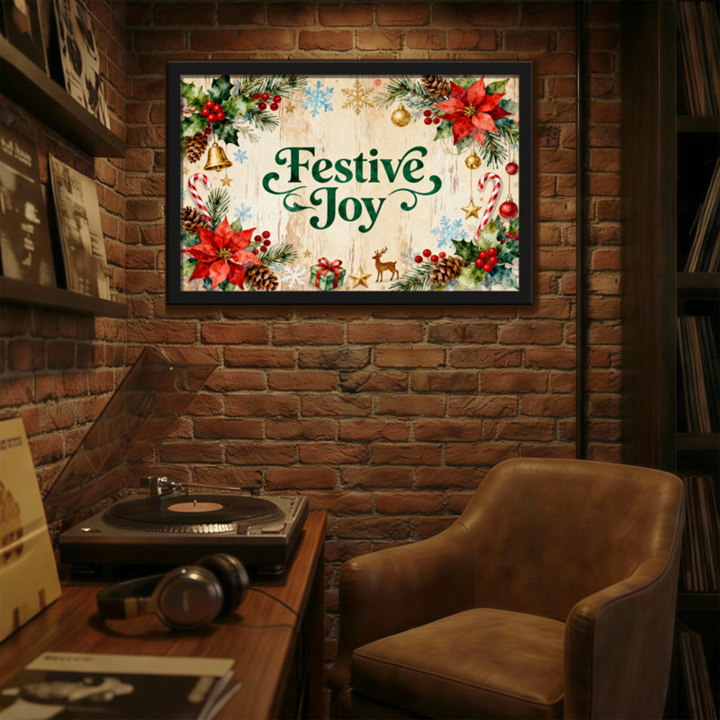 Christmas Festive Joy Christmas Decorative Pattern