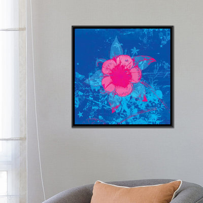 Fleur d’art, impression sur toile tendue