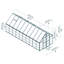 8 Ft W x 7.5 Ft D Lean-to Greenhouse-121727691-121727690