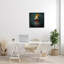 ba-928 - Reproduction encadrée de photo de lapin élégant sur toile-97262516-97262519