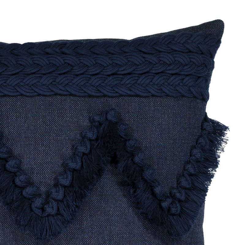 Tavarua Outdoor Square Sunbrella® Pillow Cover & Insert, Indigo