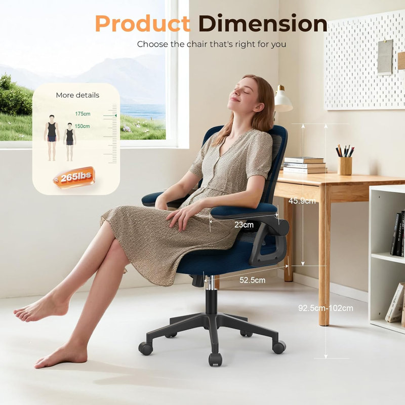 Office Chair, Navy