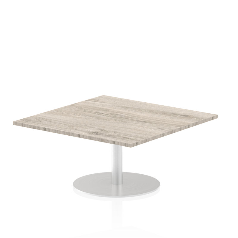 Pedestal Coffee Table, 47.5cm H x 100cm W x 100cm D