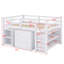 Lit mezzanine double bas avec cabinet-2130900312