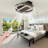 20Inch Modern Leafless Ceiling Fan With Remote Control Removable And Washable, Reversible Motor-907391085