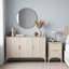 Harrington Bedside Table With Sideboard Storage Set -129460027