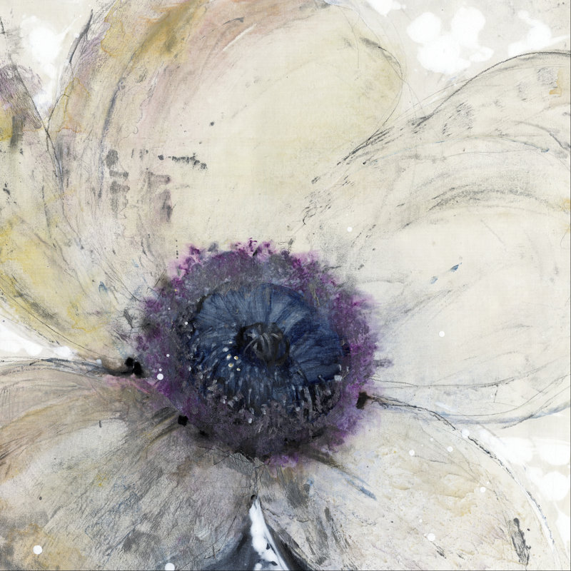 Flower Flow II by Timothy O' Toole - Wrapped Canvas Painting, 30cm H x 30cm W
