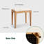 Tabouret de coiffeuse en chêne massif-1494016184