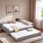 Upholstered Daybed With Trundle And Usb-476948396