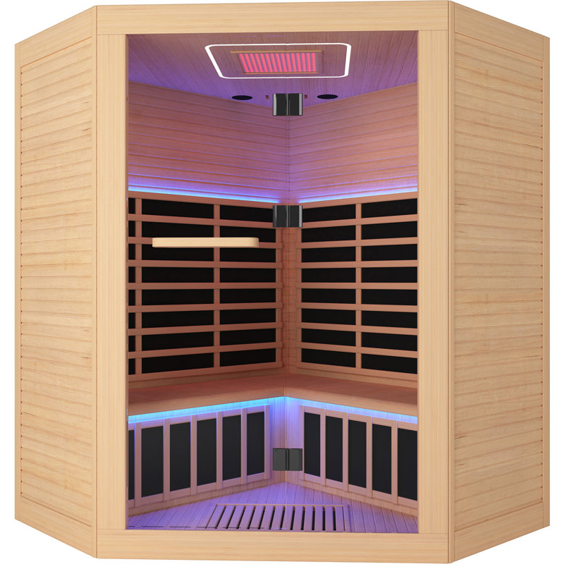 Sauna pentagonal canadien