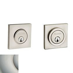 Contemporary Square Double Cylinder Deadbolt Baldwin 